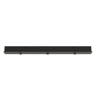 Stačiakampė daugiafunkcinė bazė 680x87 mm su 3 lizdais, tekstūruota juoda
