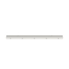 Stačiakampė daugiafunkcinė bazė 1000x87 mm su 5 lizdais, tekstūruota balta