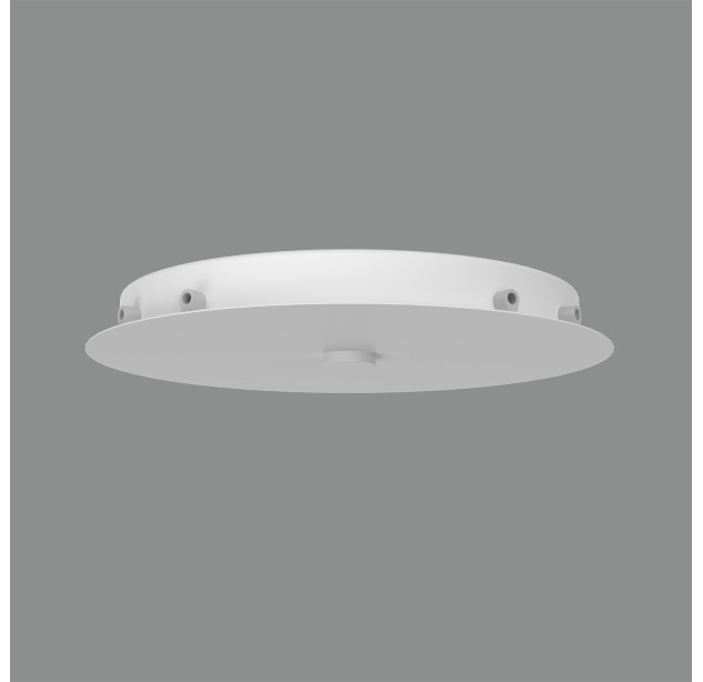 Apvalus daugiafunkcinis pagrindas %D8400 mm su 3/5 lizdais Tekstūruota balta