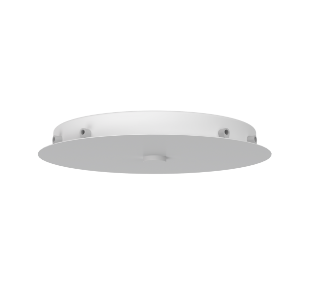 Apvalus daugiafunkcinis pagrindas %D8400 mm su 3/5 lizdais Tekstūruota balta