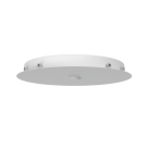 Apvalus daugiafunkcinis pagrindas %D8400 mm su 3/5 lizdais Tekstūruota balta