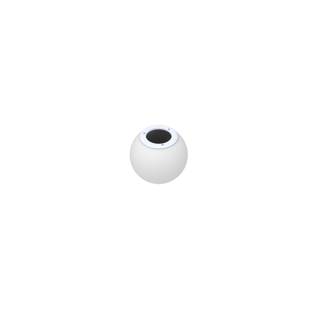 „Parma Glass“ gaubtas %D8150 mm Opalas