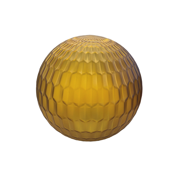 „Parma Glass“ gaubtas %D8180 mm, gintaro spalvos