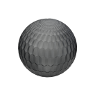 Parma stiklinis gaubtas %D8180mm Fum%E9