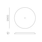 Corvus 3945 Akustinis ekranas %D8400 mm Juodas
