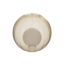 Doris stiklinis gaubtas  %D8120 mm Gintaro spalvos