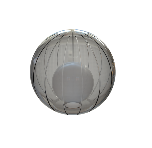 Doris stiklinis gaubtas %D8120mm Fum%E9