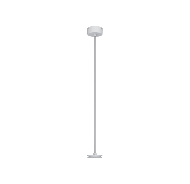 Pakabinamų šviestuvų komplektas %D860 mm, tekstūruotas baltas, CL.I, Dim. DALI/Push, be apšvietimo