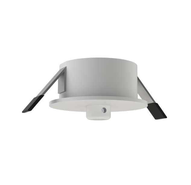 Vamzdžių komplektas, įleidžiamas į sieną, %D860 mm, tekstūruotas baltas, be apšvietimo