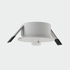 Vamzdžių komplektas, įleidžiamas į sieną, %D860 mm, tekstūruotas baltas, be apšvietimo