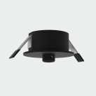 Vamzdžių komplektas, įleidžiamas į sieną, %D860 mm, tekstūruotas juodas, be apšvietimo