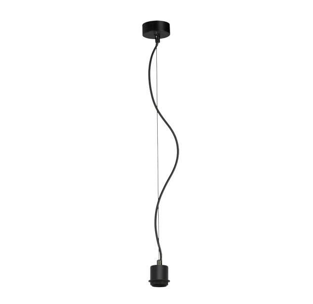 „Tiga“ pakabinamų šviestuvų rinkinys 3707, tekstūruota juoda, LED E27 15 W, CL.I