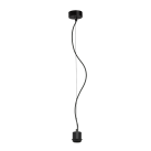 „Tiga“ pakabinamų šviestuvų rinkinys 3707, tekstūruota juoda, LED E27 15 W, CL.I