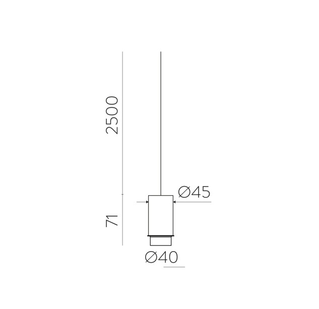 Pakabinamas šviestuvas, 2,5 m, tekstūruotas juodas, LED E27 15 W, CL.II