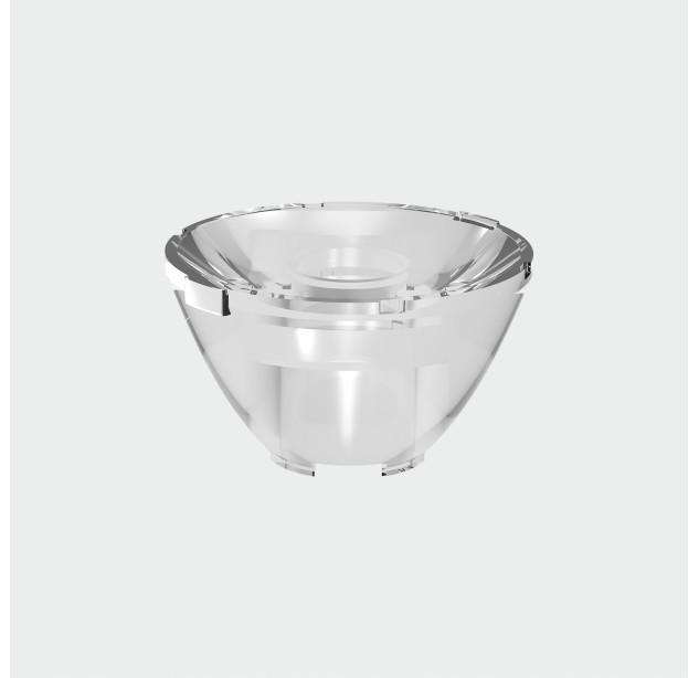 Vamzdinis lęšis %D860 mm 15%B0 Skaidrus