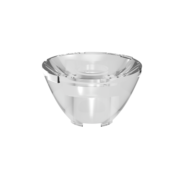 Vamzdinis lęšis %D860 mm 50%B0 Skaidrus
