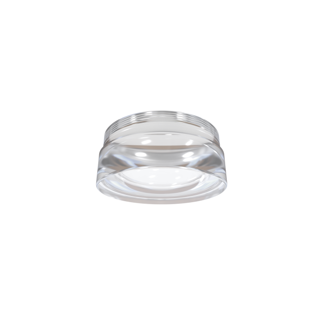 Vamzdinis gaubtas %D860 mm, skaidrus/šlifuotas