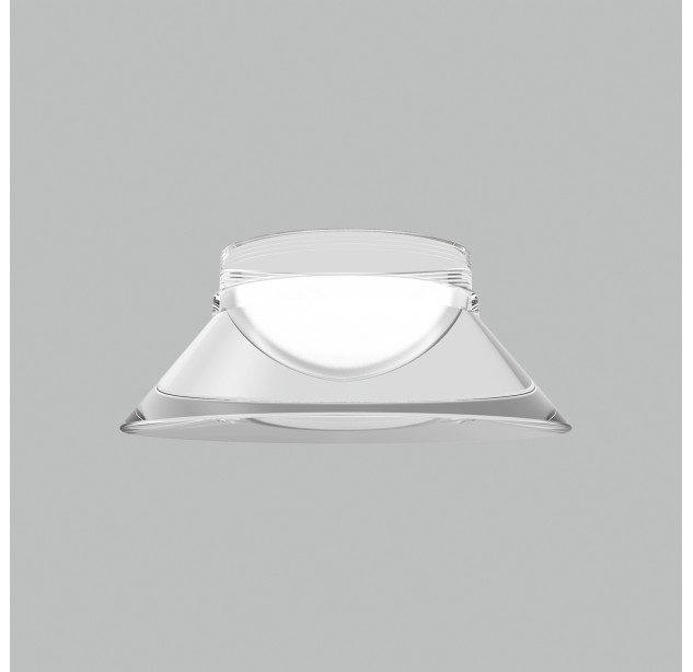 Vamzdinis gaubtas %D860 mm, skaidrus/šlifuotas