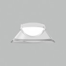 Vamzdinis gaubtas %D860 mm, skaidrus/šlifuotas