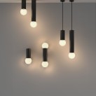 Vamzdinis gaubtas %D860 mm Opalizuotas/Smėlio spalvos