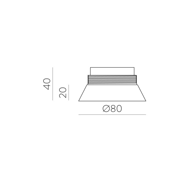 Vamzdinis gaubtas %D880 mm, tekstūruotas baltas