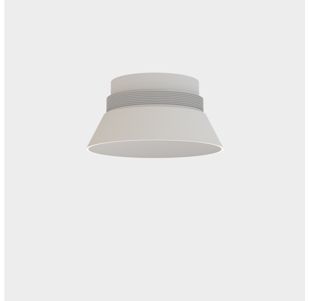 Vamzdinis gaubtas %D880 mm, tekstūruotas baltas