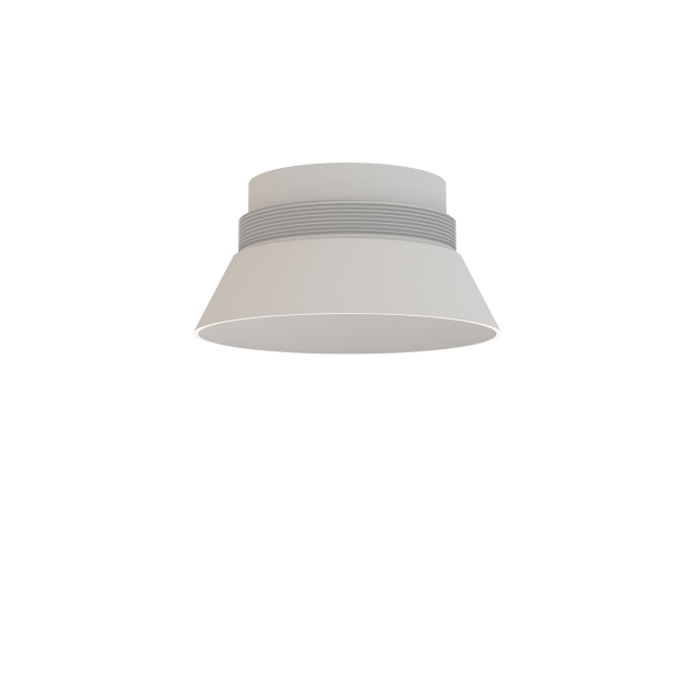 Vamzdinis gaubtas %D880 mm, tekstūruotas baltas