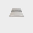 Vamzdinis gaubtas %D880 mm, tekstūruotas baltas