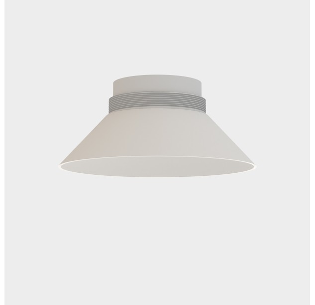 Vamzdinis gaubtas %D8115 mm, tekstūruotas, baltas