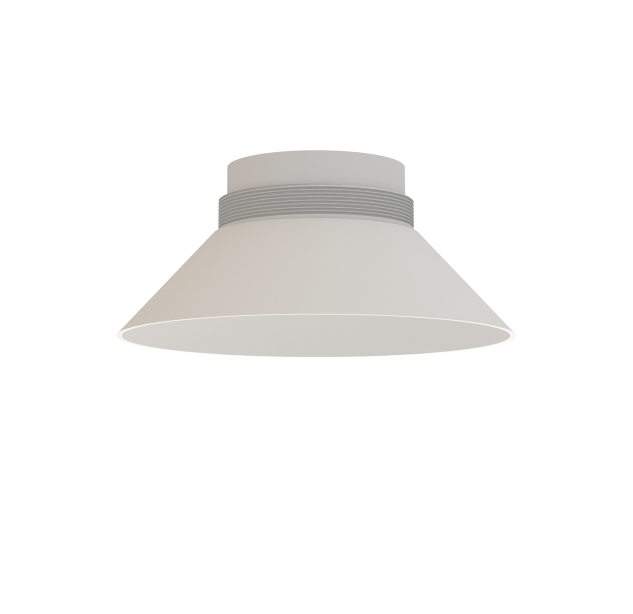 Vamzdinis gaubtas %D8115 mm, tekstūruotas, baltas