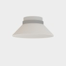 Vamzdinis gaubtas %D8115 mm, tekstūruotas, baltas