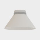 Vamzdinis gaubtas %D8140 mm, tekstūruotas, baltas