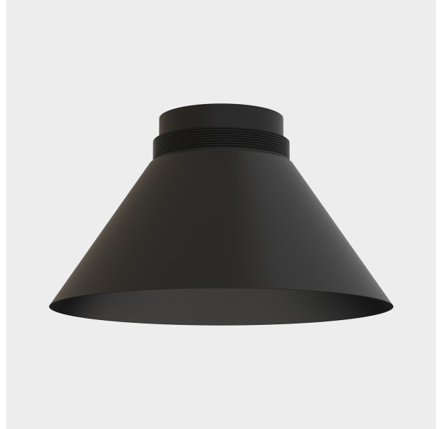 Vamzdinis gaubtas %D8140 mm, tekstūruotas juodas