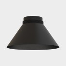 Vamzdinis gaubtas %D8140 mm, tekstūruotas juodas