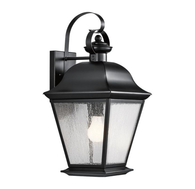 Sieninis lauko šviestuvas MOUNT VERNON 60W E27 KL-MOUNT-VERNON2-L-BK