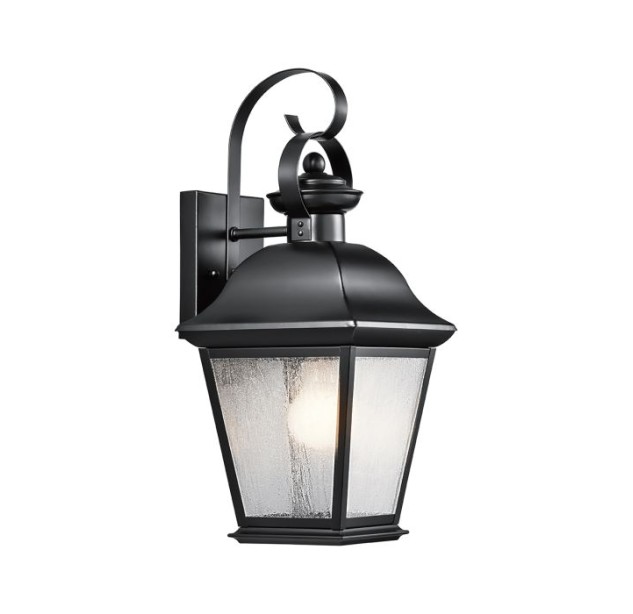 Sieninis lauko šviestuvas MOUNT VERNON 60W E27 KL-MOUNT-VERNON2-M-BK