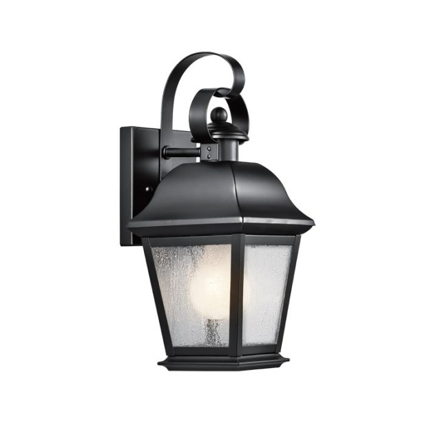 Sieninis lauko šviestuvas MOUNT VERNON 60W E27 KL-MOUNT-VERNON2-S-BK