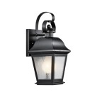 Sieninis lauko šviestuvas MOUNT VERNON 60W E27 KL-MOUNT-VERNON2-S-BK