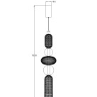 Pakabinamas šviestuvas SAAR 27 LED 3000-5700 MD2596-5A-3BGT Pakabinamas šviestuvas SAAR 27 LED 3000-5700 MD2596-5A-3BGT