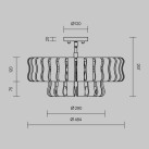 Lubinis šviestuvas BOULDER 40W E14 MOD538CL-05MG Lubinis šviestuvas BOULDER 40W E14 MOD538CL-05MG