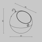 Lauko šviestuvas LACTEA 1W 3000K O147PL-L2BK Lauko šviestuvas LACTEA 1W 3000K O147PL-L2BK