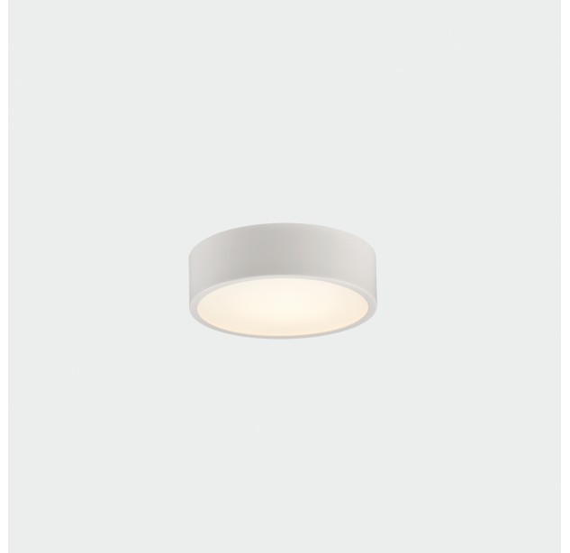 Dins Lubinis šviestuvas %D8160 mm Balta RAL 9016, LED 10W 1100lm, CRI90 CL.II IP44, 2700K-3000K-4000K Slankusis jungiklis, MULTI-PACK