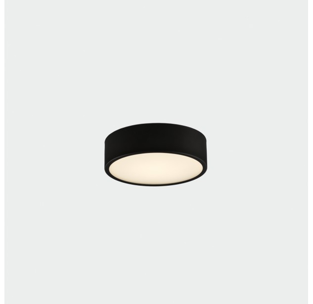 Dins Lubinis šviestuvas %D8160 mm Matinis juodas, LED 10 W 1100 lm, CRI90 CL.II IP44, 2700 K–3000 K–4000 K Slankusis jungiklis, Dim. DALI/Push, MULTI-PACK, ON-DEMAND **