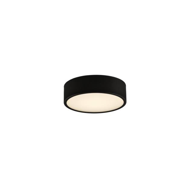 Dins Lubinis šviestuvas %D8160 mm Matinis juodas, LED 10W 1100lm, CRI90 CL.II IP44, 2700K-3000K-4000K Slankusis jungiklis, Dim. Triac, MULTI-PACK, ON-DEMAND **