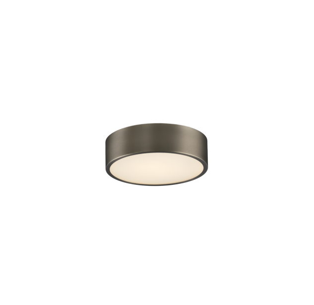 Dins Lubinis šviestuvas %D8160 mm Nikelis matinis, LED 10 W 1100 lm, CRI90 CL.II IP44, 2700 K–3000 K–4000 K Slankusis jungiklis, MULTI-PACK