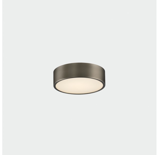 Dins Lubinis šviestuvas %D8160 mm Nikelis matinis, LED 10W 1100lm, CRI90 CL.II IP44, 2700K-3000K-4000K Slankusis jungiklis, Dim. Triac, MULTI-PACK, ON-DEMAND **