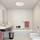 Dins Lubinis šviestuvas %D8260 mm Balta RAL 9016, LED 18W 1890lm, CRI90 CL.II IP44, 2700K-3000K-4000K Slankusis jungiklis, Dim. Triac, MULTI-PACK, ON-DEMAND **
