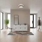 Dins Lubinis šviestuvas %D8260 mm Matinė juoda, LED 18W 1890lm, CRI90 CL.II IP44, 2700K-3000K-4000K Slankusis jungiklis, Dim. DALI/Push, MULTI-PACK, ON-DEMAND **