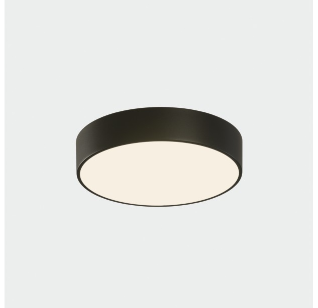Dins Lubinis šviestuvas %D8260 mm Matinė juoda, LED 18W 1890lm, CRI90 CL.II IP44, 2700K-3000K-4000K Slankusis jungiklis, Dim. DALI/Push, MULTI-PACK, ON-DEMAND **