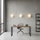 Dins Lubinis šviestuvas %D8260 mm Matinis nikelis, LED 18 W 1890 lm, CRI90 CL.II IP44, 2700 K–3000 K–4000 K Slankusis jungiklis, MULTI-PACK